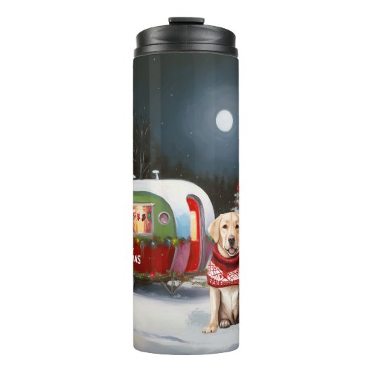冬のラブラドールキャラバンクリスマスアドベンチャー タンブラー (正面)