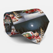 冬のラブラドールキャラバンクリスマスアドベンチャー ネクタイ (ロール)