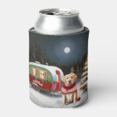 冬のラブラドールキャラバンクリスマスアドベンチャー 缶クーラー (缶正面)