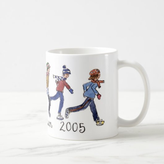 冬のランナー コーヒーマグカップ (右)