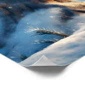 冬のリスのポスター ポスター (角)