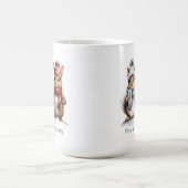 冬のリスのマグカップ コーヒーマグカップ (中央)