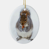 冬のリス セラミックオーナメント (右)