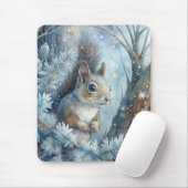 冬のリス マウスパッド (マウス)