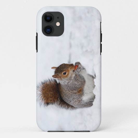 冬のリスiPhone 5ケース Case-Mate iPhoneケース (裏面)