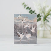 冬のリズム ポストカード (スタンド正面)