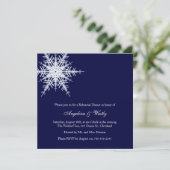 冬のリハー結婚サルディナー招待状 招待状 (スタンド正面)