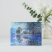 冬のリフレクションホリデーポストカード ポストカード (スタンド正面)