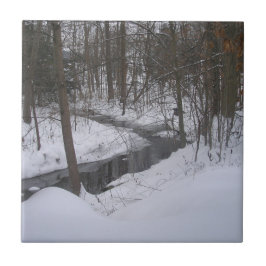 冬のリボン タイル