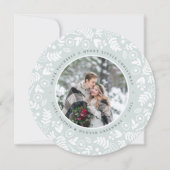 冬のリースホリデーフォトカード シーズンカード (正面)