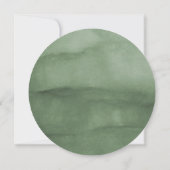 冬のリースポインセチア&バードクリスマス 招待状 (裏面)