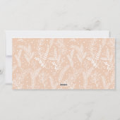 冬のリースモノグラムホリデイ2フォトカードピンク シーズンカード (裏面)