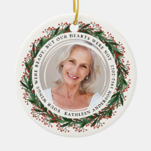 冬のリース翼の写真の記念撮影