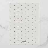 冬のリース メリー＆ブライト フォト クリスマス 箔シーズンカード (裏面)