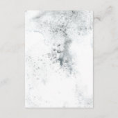 冬のリース&レッド（鳥）ショウジョウコウカンチョウ詳細結婚ズ エンクロージャーカード (裏面)