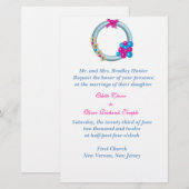 冬のリース 結婚式招待状 便箋 (正面/裏面)