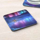 冬のレインボーコルクコースター コースター (左側)