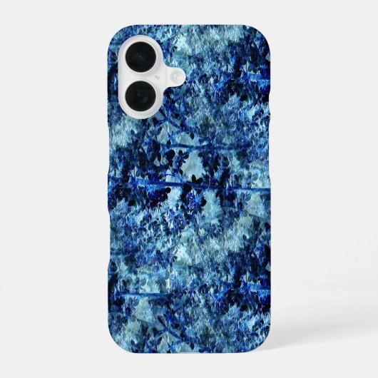 冬のレース...... iPhone 16ケース (裏面)