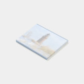 冬のロッキー海岸の頑丈なライトハウス ポストイット (アングル)