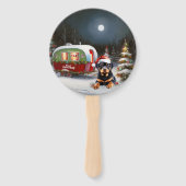 冬のロットワイラーキャラバンクリスマスアドベンチャー ハンドファン (裏面)