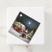 冬のロットワイラーキャラバンクリスマスアドベンチャー フェイバータグ (インサイチュ)