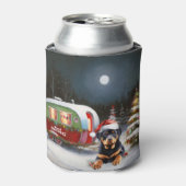 冬のロットワイラーキャラバンクリスマスアドベンチャー 缶クーラー (缶正面)