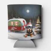 冬のロットワイラーキャラバンクリスマスアドベンチャー 缶クーラー (裏面)