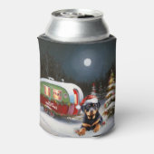 冬のロットワイラーキャラバンクリスマスアドベンチャー 缶クーラー (缶裏面)