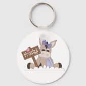 冬のロバ キーホルダー (正面)