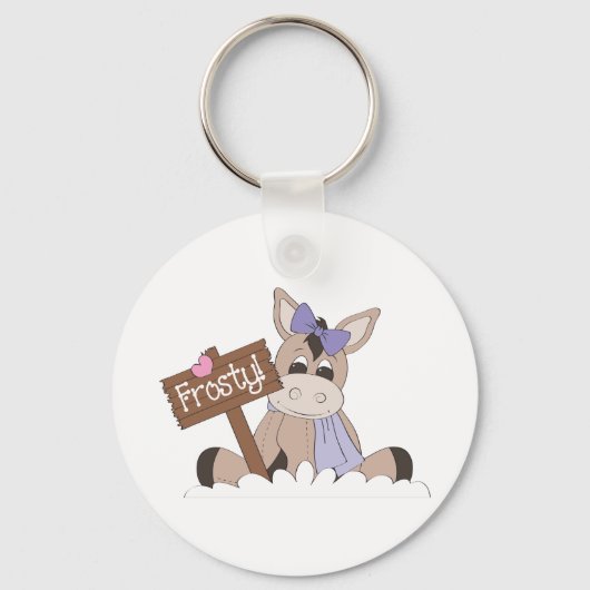 冬のロバ キーホルダー (裏面)