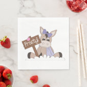 冬のロバ スタンダードランチョンナプキン (インサイチュ)