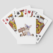 冬のロバ トランプ (裏面)