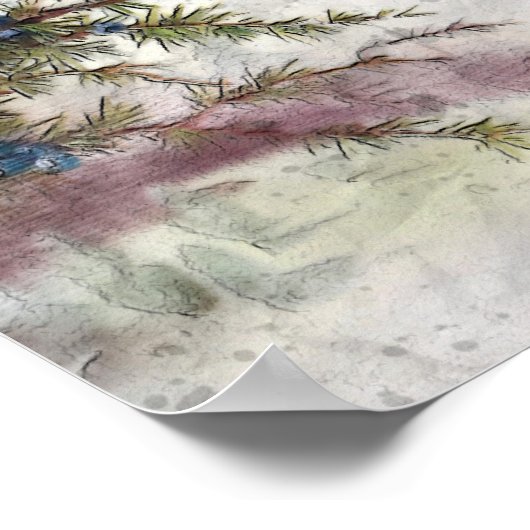 冬のロビンズ ポスター (角)