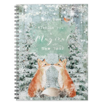 冬のロビン孤の新年の休日のノート