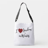 冬のロンドン クロスボディバッグ (裏面)