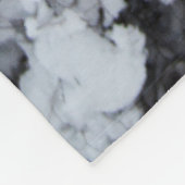 冬のワイマラン フリースブランケット (角)