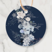 冬のワイルドフラワーエレガントボホ赤ちゃんシャワー フェイバータグ (裏面)