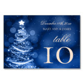 冬のワエレガントンダーランドクリスマステーブルナンバー テーブルナンバー (裏面)