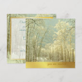 冬のワエレガントンダーランド，クリスマス招待状 招待状 (正面/裏面)