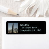 冬のワシントン記念碑 ラベル (インサイチュ)