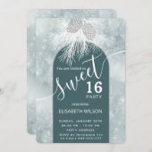 冬のワンダークールランド甘い16パーティー 招待状 (正面/裏面)