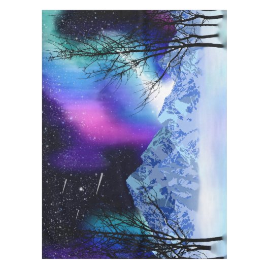 冬のワンダーライツテーブルクロス テーブルクロス (正面)