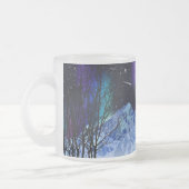 冬のワンダーライツフロステッドグラスコーヒーマグ フロストグラスマグカップ (左)