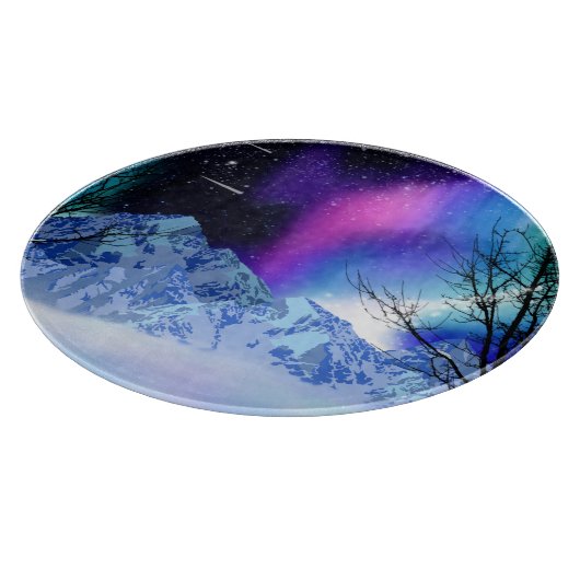 冬のワンダーライト カッティングボード (角)