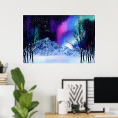 冬のワンダーライト ポスター (ホームオフィス)