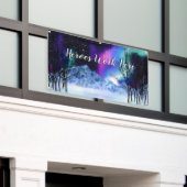 冬のワンダーライト 横断幕 (ビルの外側)