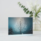 冬のワンダーランドうさぎ ポストカード (スタンド正面)