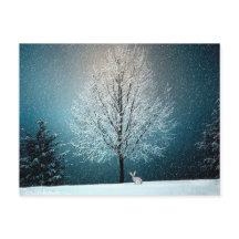 冬のワンダーランドうさぎ