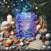 冬のワンダーランドかわいいハリネズミのバイブルクリスマス シーズンカード