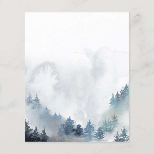 冬のワンダーランドがベビーカードを (裏面)